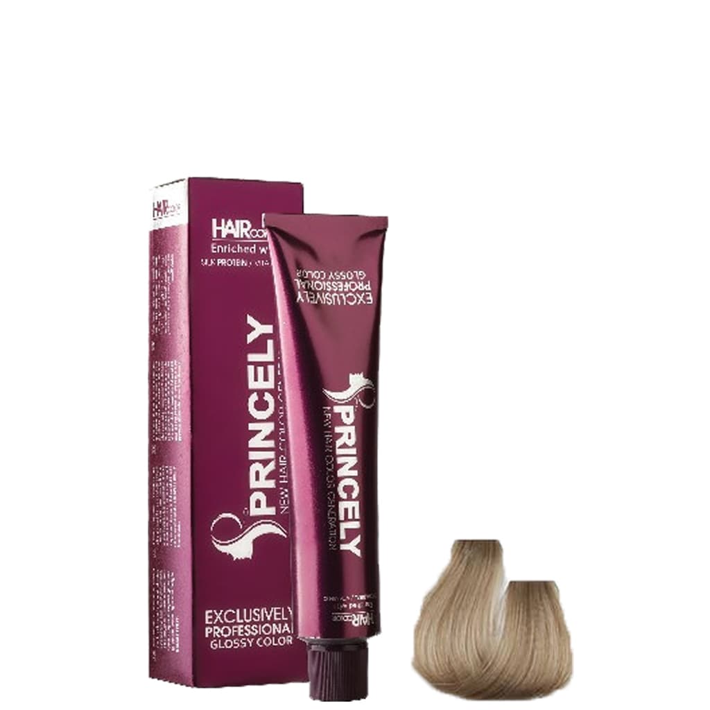 رنگ مو پرنسلی شماره 9.39 بلوند شنی طلایی خیلی روشن حجم 120 میلی لیتر