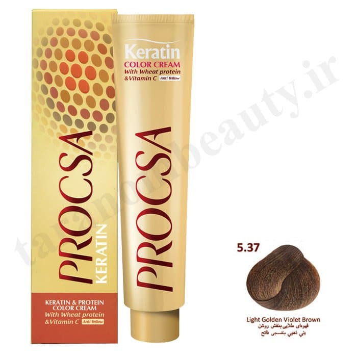 رنگ مو پروکسا شکلاتی روشن 5.37