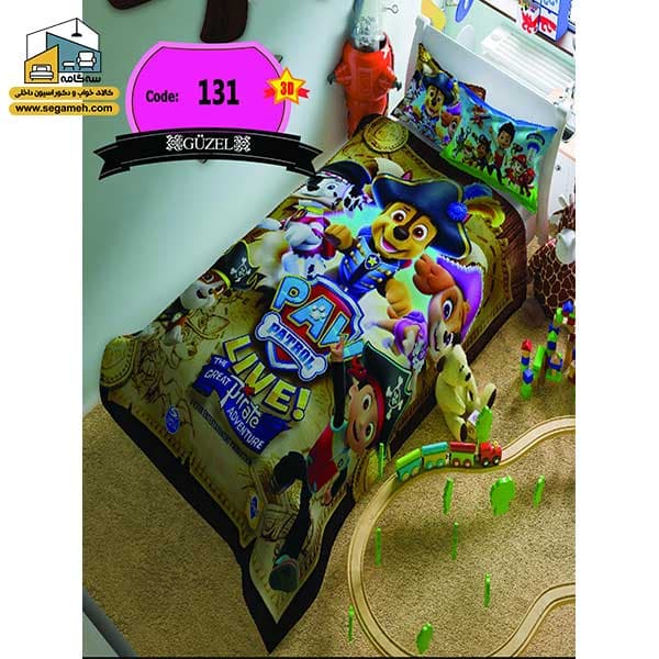 روتختی یک نفره گوزل سه بعدی سگ های نگهبان مدل RSG131