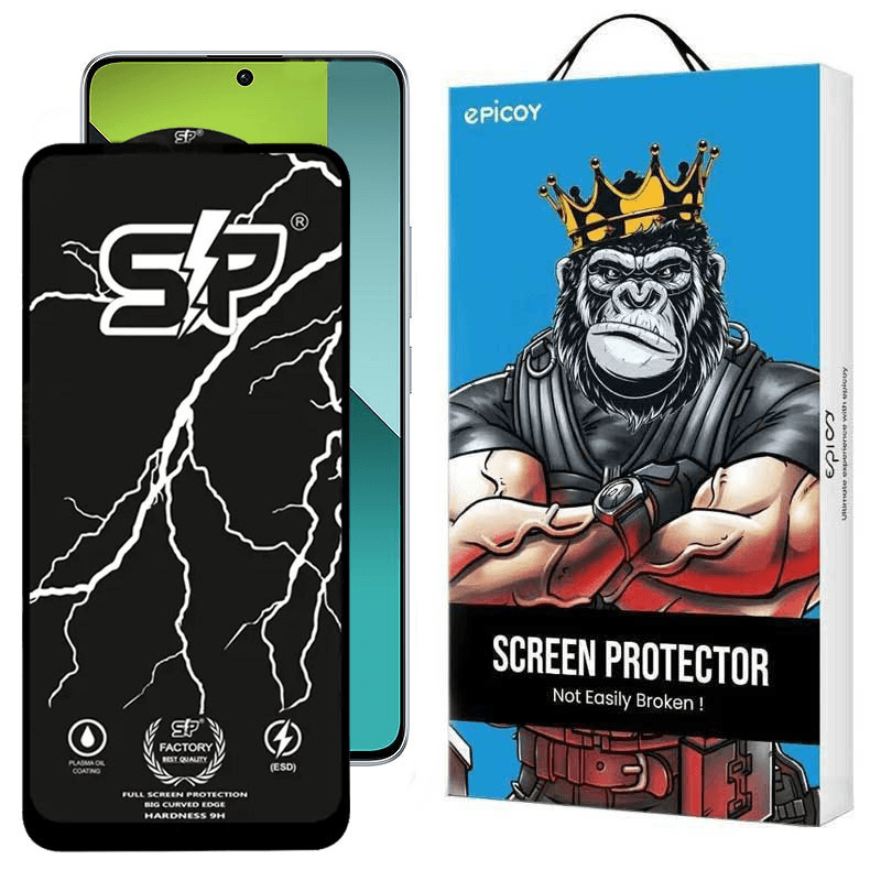 گلس گوشی شیائومی Redmi Note 13 Pro 4G-5G - Note 13 4G-5G - Note 13R Pro اپیکوی مدل SP Factory