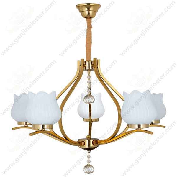 لوستر 5 شعله مدرن مدل ثریا