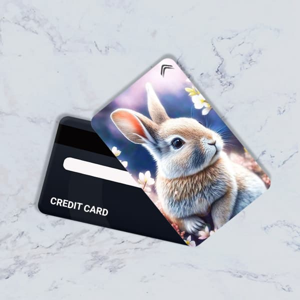 استیکر کارت بانکی مدل فانتزی خرگوش کد CAE979-K