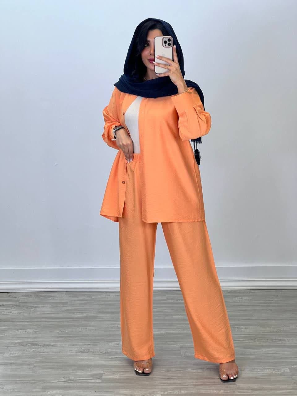 ست شومیز شلوار مدل بابوس کد3676