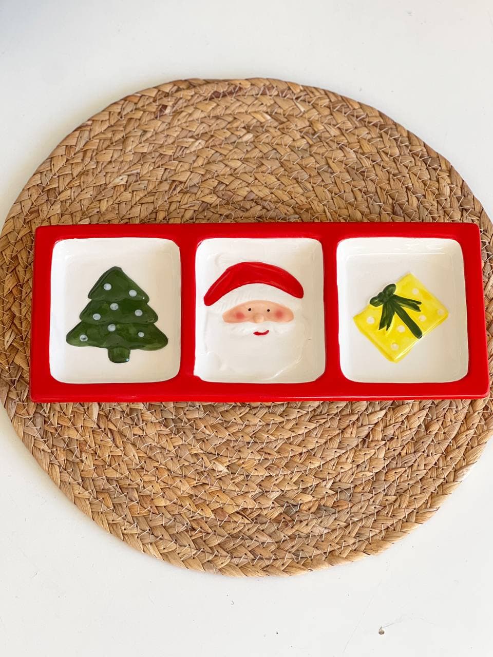 اردور سه خانه مستطیل کریسمسی کد 16-57