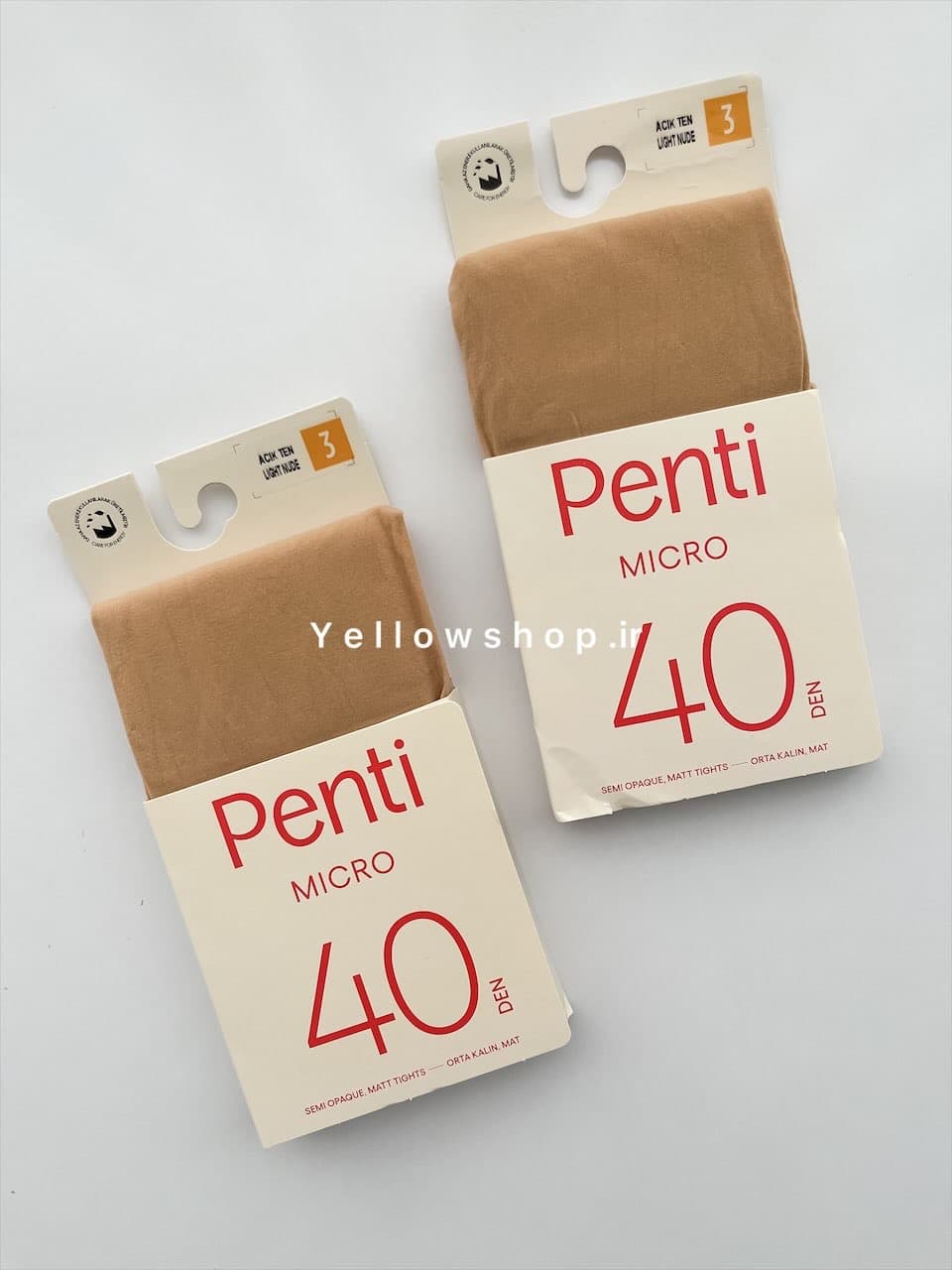 جورابشلواری پنتی اورجینال ضخامت 40den رنگ کرمی کد 35032