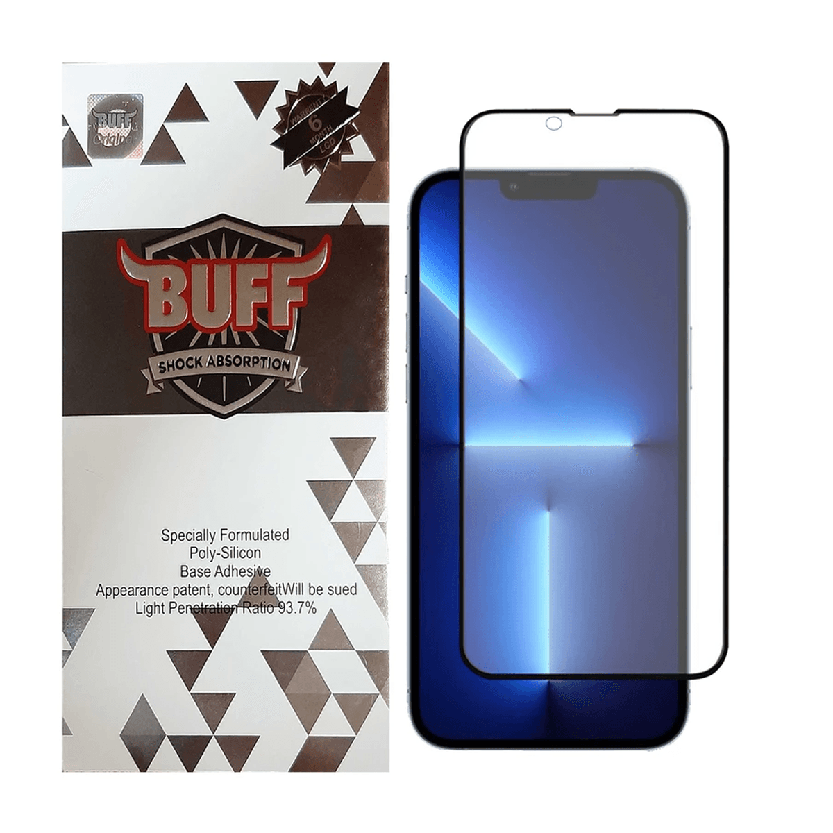 گلس گوشی اپل iPhone 13 Pro Max - 14 Plus بوف مدل 5D-Matte-G