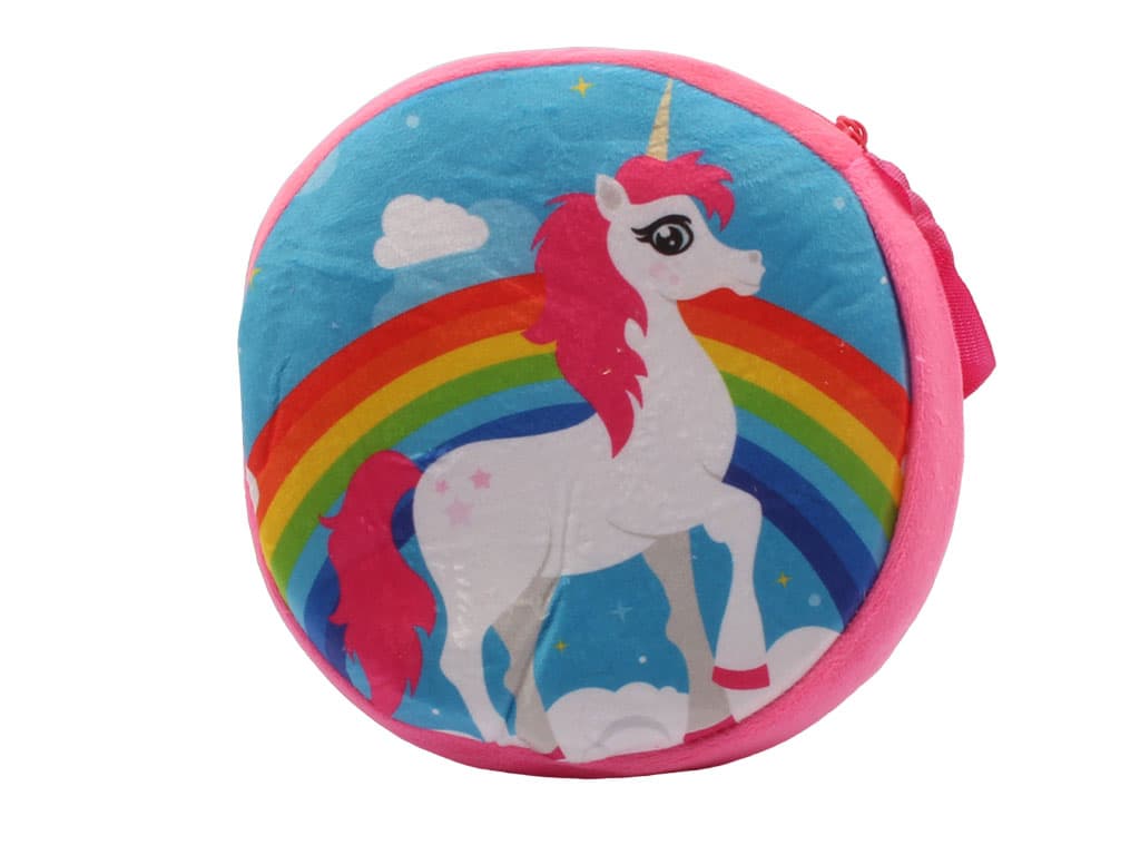 کیف گرد پولیشی دخترانه اسب تک شاخ