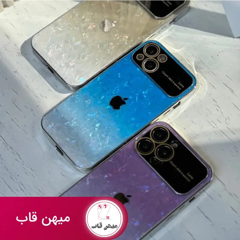 قاب گوشی آیفون LENS یخی - کد (۴۷۵۵)