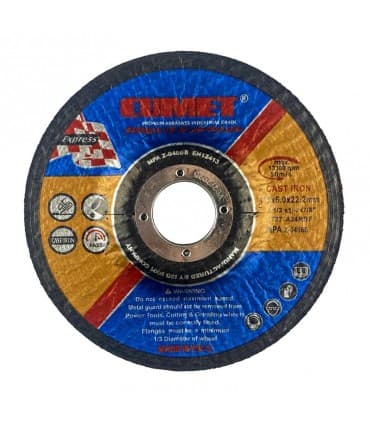 صفحه سنگ ساب چدن CUMET سایز 22.2*6.0*115