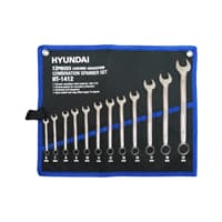 آچار یک سر تخت و یک سر رینگ مجموعه12 عددی مدل HT-1412 هیوندای