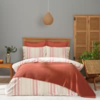 سرویس کاور لحاف و روتختی دونفره کاراجاهوم Palermo آجری