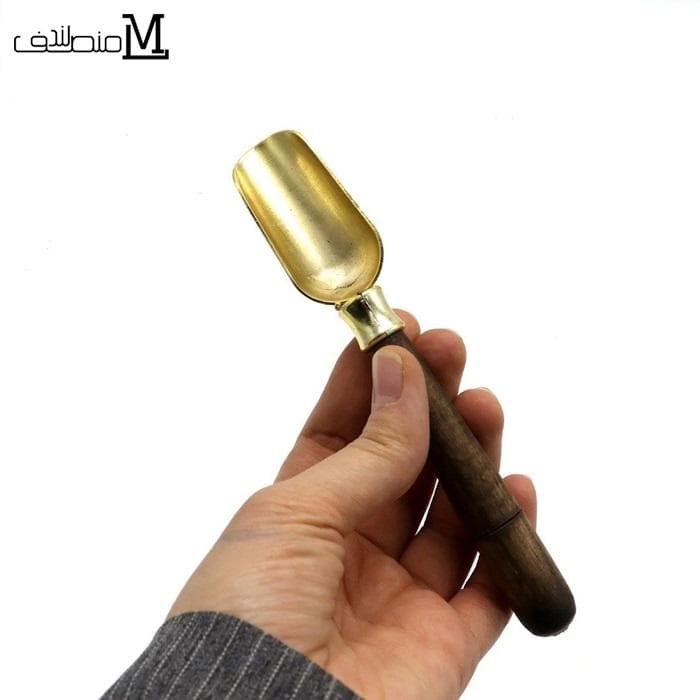 قاشق ادویه دسته چوبی