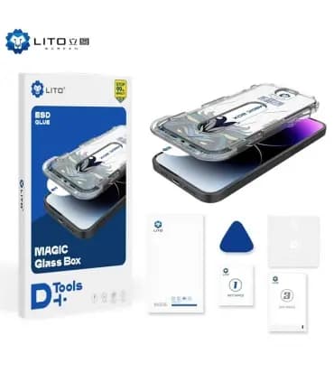 گلس قالب دار لیتو آیفون 13 پرو/13/Lito D+ Tools Magic Glass Box Apple iPhone 13 Pro/14