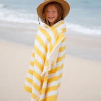 حوله پلاژ با کیف گرین پتیشن دلمور کرم 142×76 سانتی