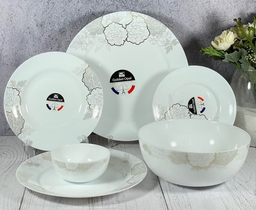 سرویس پذیرایی 26 پارچه گلدن اوپال طرح گلسا