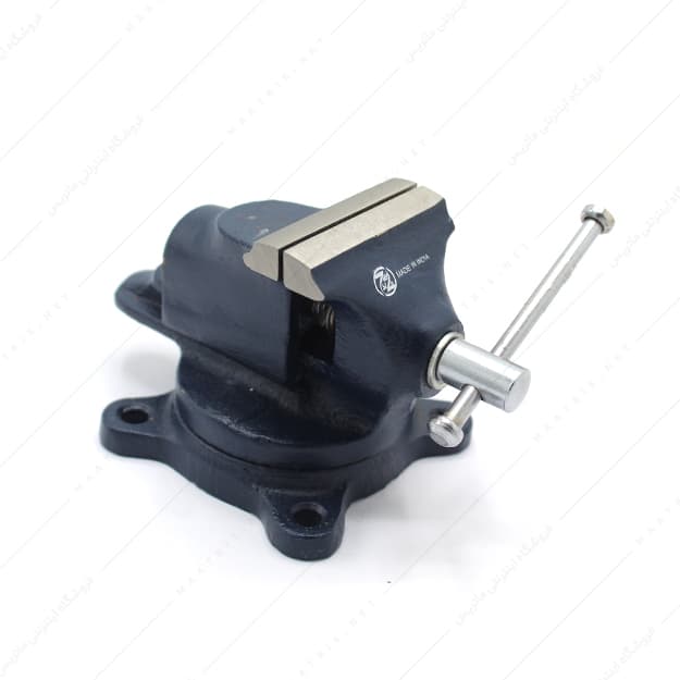 گیره رومیزی سایز 60 میلی متر فولادی صفحه گردان زیرین مدل TBV/SB/60 برند گروز