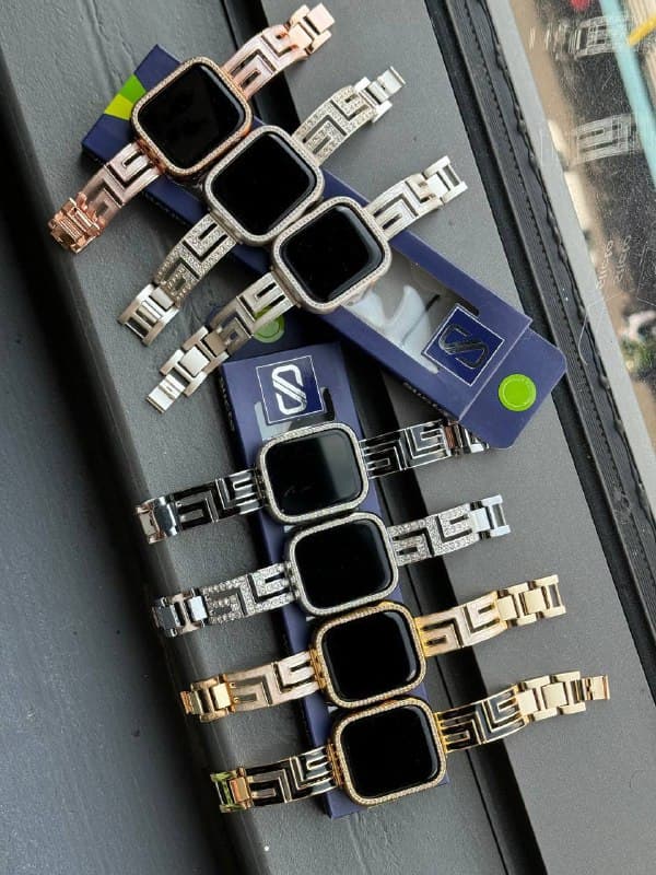 بند فلزی فندی وکیس واچ ست