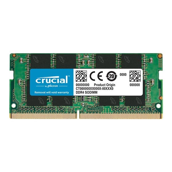 رم لپ تاپ کروشیال 8 گیگابایت تک ماژول DDR4 CL22 باس 3200