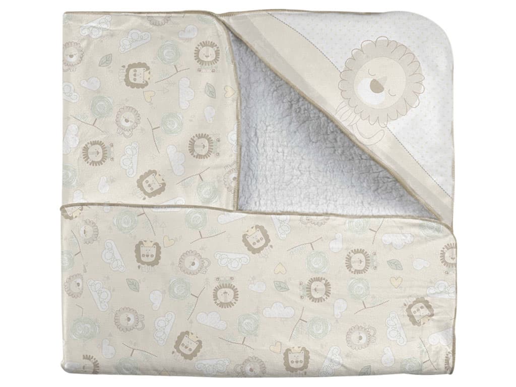 پتو دورپیچ کلاه دار LION CUBS رزبرن roseborn