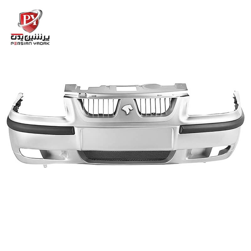 مجموعه سپر جلو سفید سمند LX مدل مهرخواه