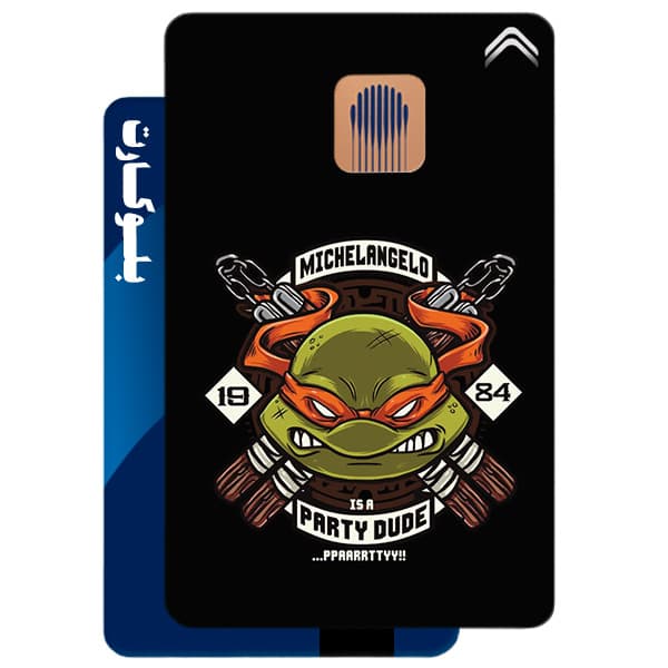 استیکر بلوکارت مدل لاک پشت های نینجا کد CAB794-KB