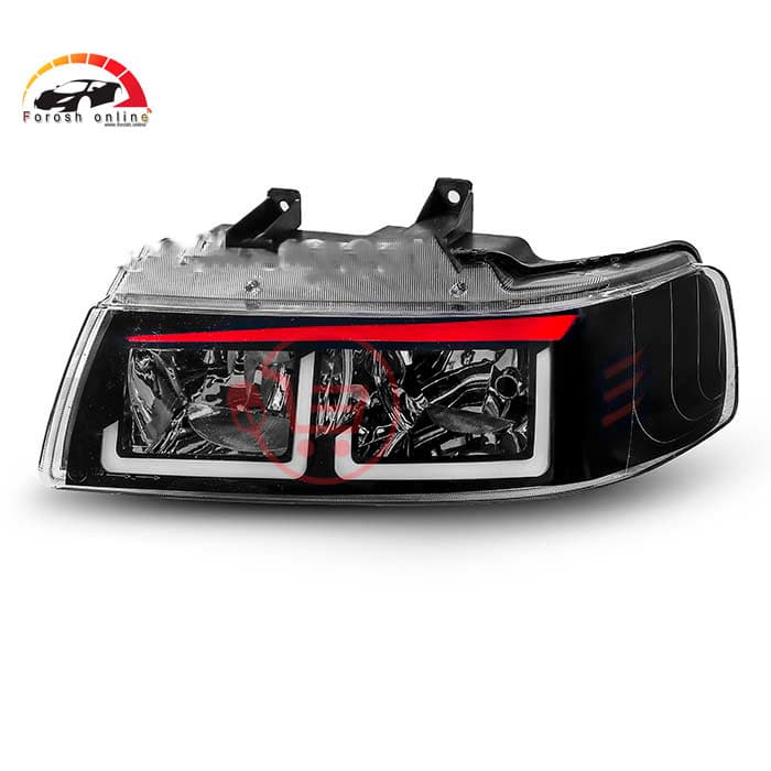 چراغ جلو سمند طرح کادری قرمز