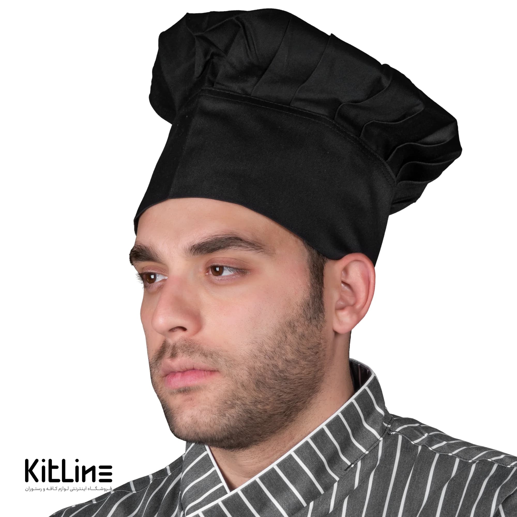 کلاه سرآشپز ترگال مشکی پوشاکو