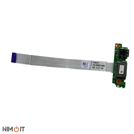 برد صدا و یو اس بی لپ تاپ DELL inspiron 15-3542