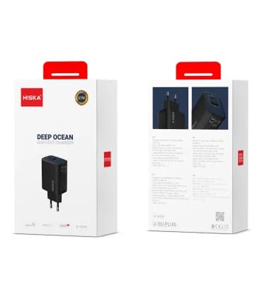 شارژر دیواری هیسکا H167 GaN فست شارژ با توان 67 وات