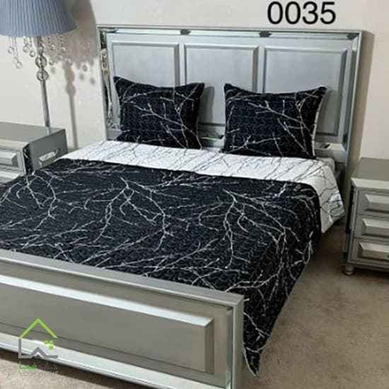 روتختی دو نفره سیاه و سفید