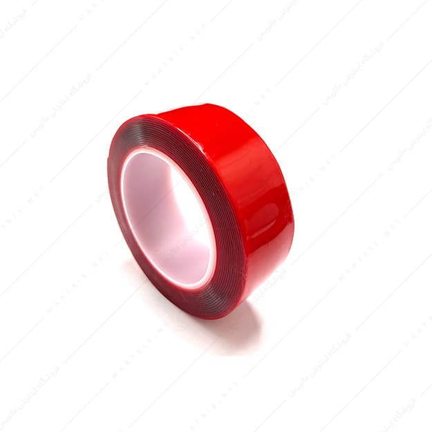 چسب دو طرف 4 سانتی متر قرمز برند top tape