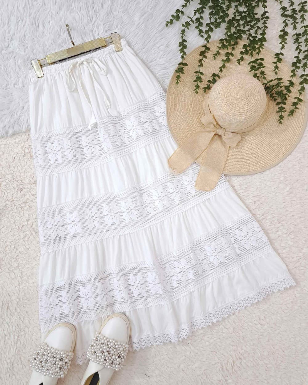 دامن پریا _ کد 1060 ( دامن ساحلی خامه دوزی )