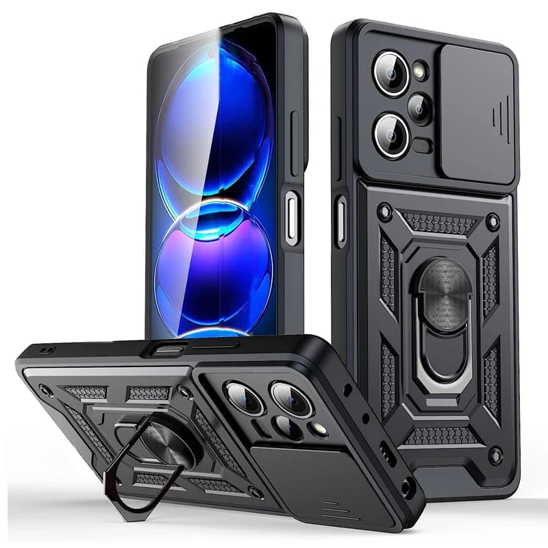 قاب اورجینال دیفندر آرمور برای گوشی Xiaomi Redmi Note 12 Pro 5G طرح بتمنی کشویی هولدردار