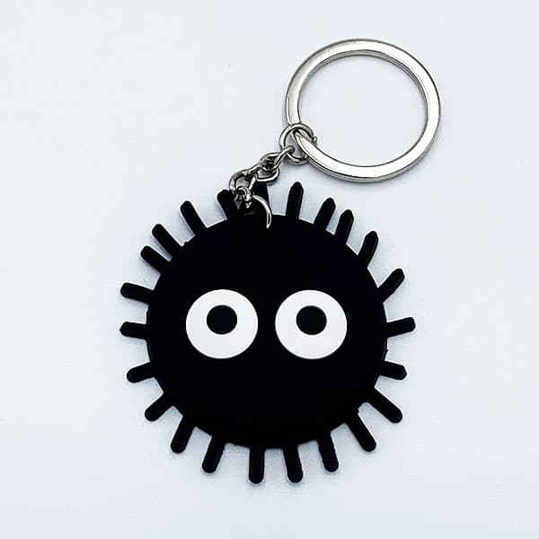 جاکلیدی سیلیکونی PVC ویروس سیاه