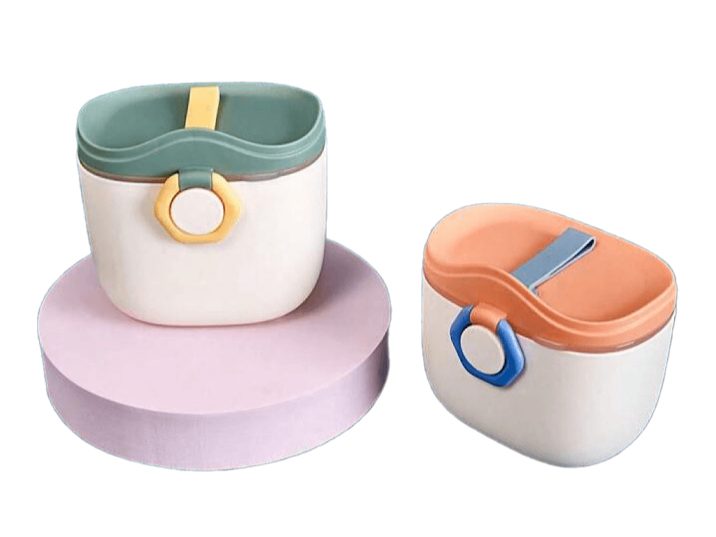 ظرف و انبار ذخیره شیر خشک پیمانه دار نوزادی و انبار غذای کودک