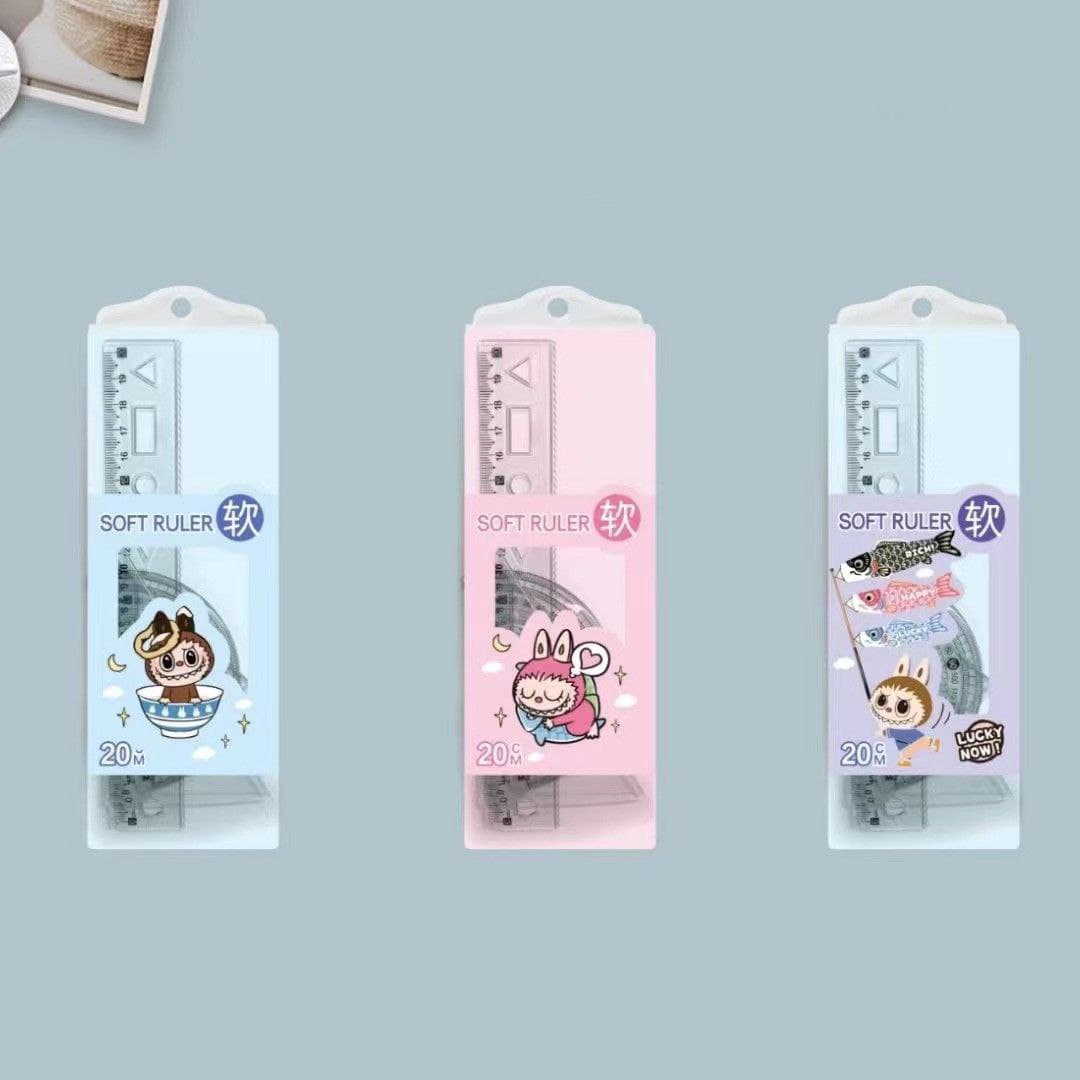 ست خط کش و گونیا خم شو Labubu