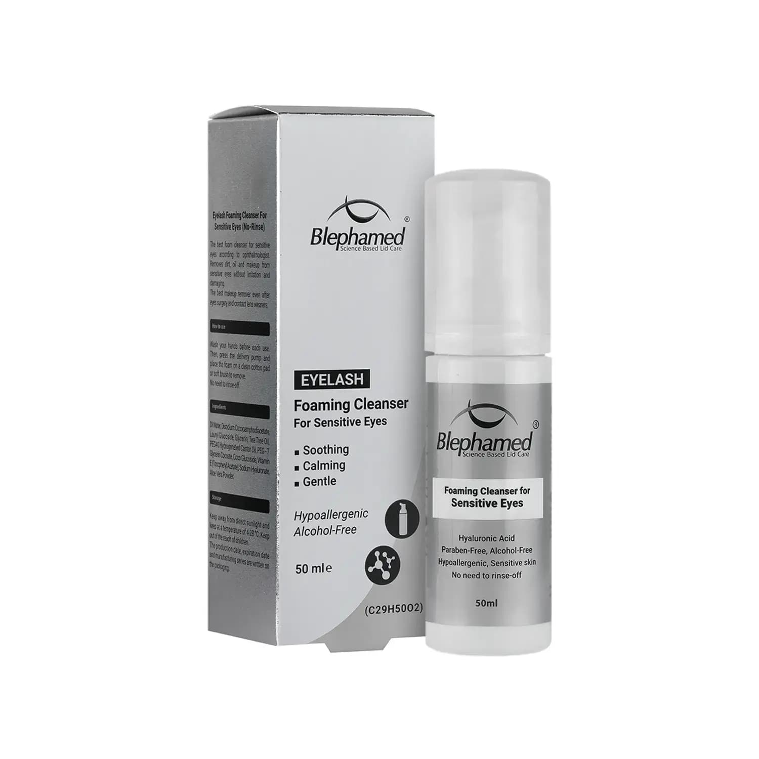 فوم پاک کننده آرایش چشم های حساس بلفامد 50 میلی لیتر
