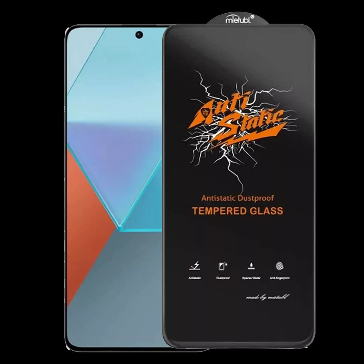 گلس گوشی شیائومی Redmi Note 13 میتوبل مدل آنتی استاتیک