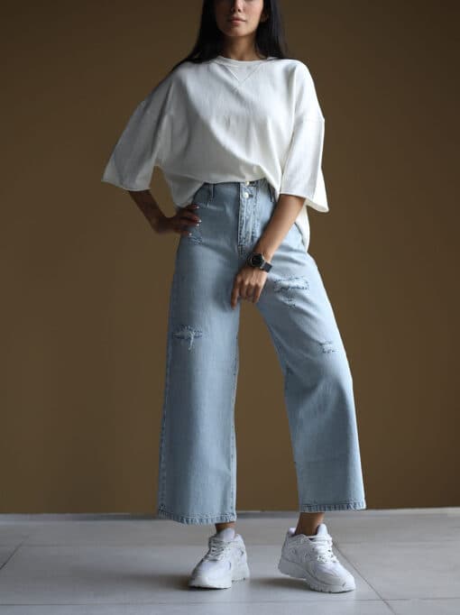 شلوار جین بگ کوتاه Royal