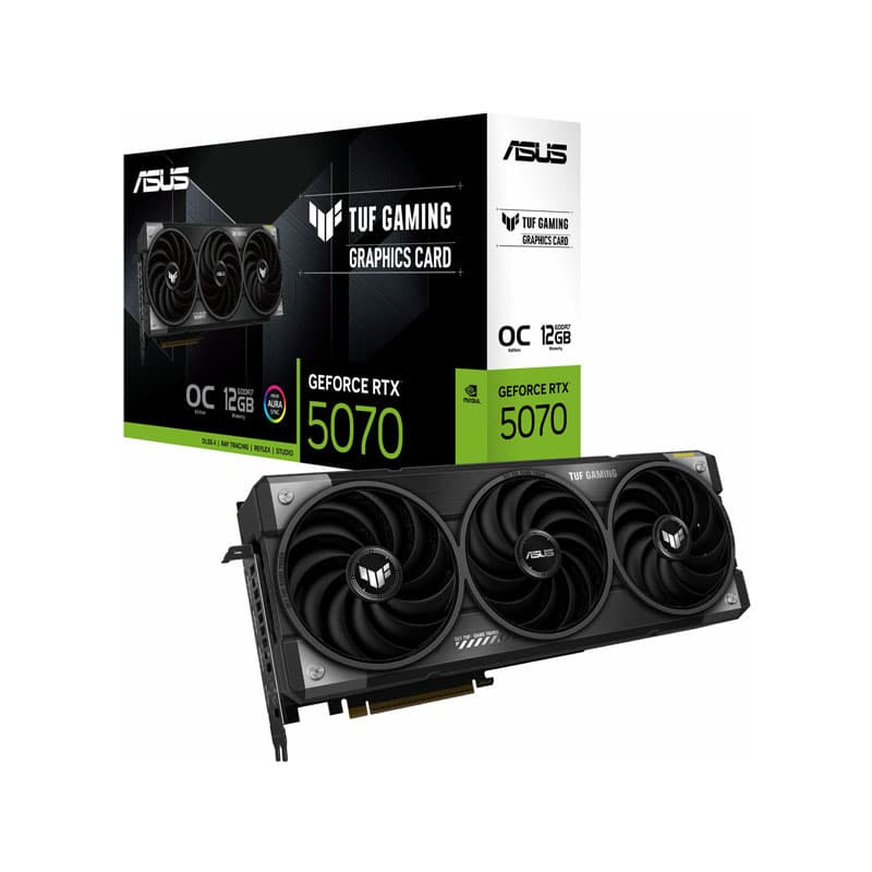 کارت گرافیک ایسوس مدل TUF Gaming GeForce RTX 5070 OC Edition 12GB GDDR7