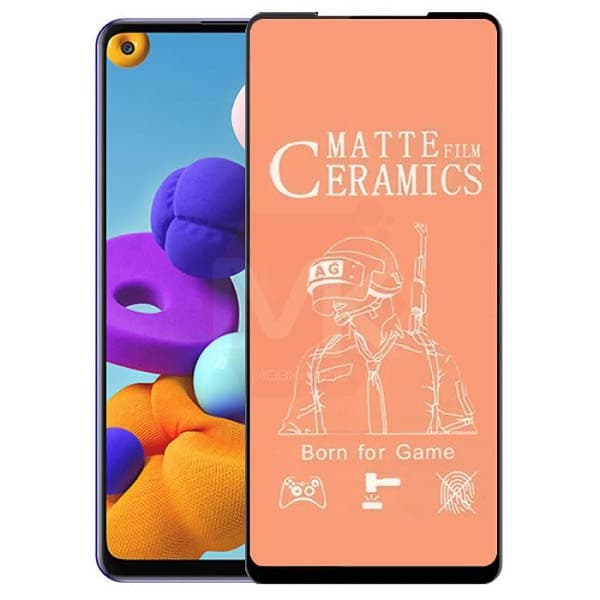 محافظ صفحه و گلس مات موبایل سامسونگ Samsung A21s