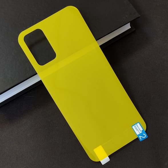 برچسب پشت تمام چسب زرد Samsung A03s