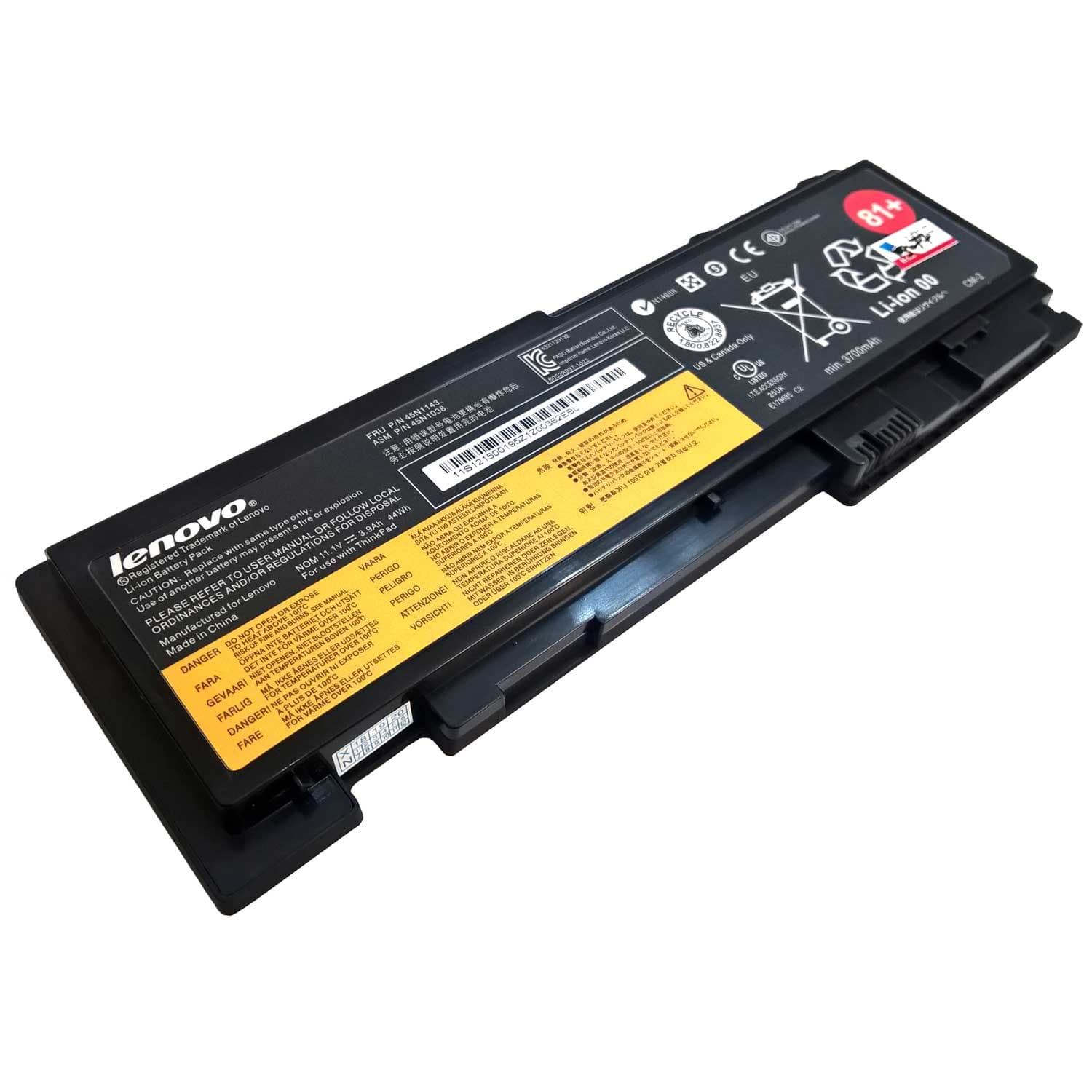 باتری اورجینال لپ تاپ لنوو Lenovo T420S T430S 45N1038