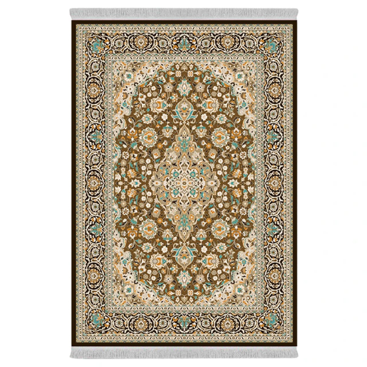 فرش پارچهای دفه مدل فرشینه طرح مدرن کد 1010