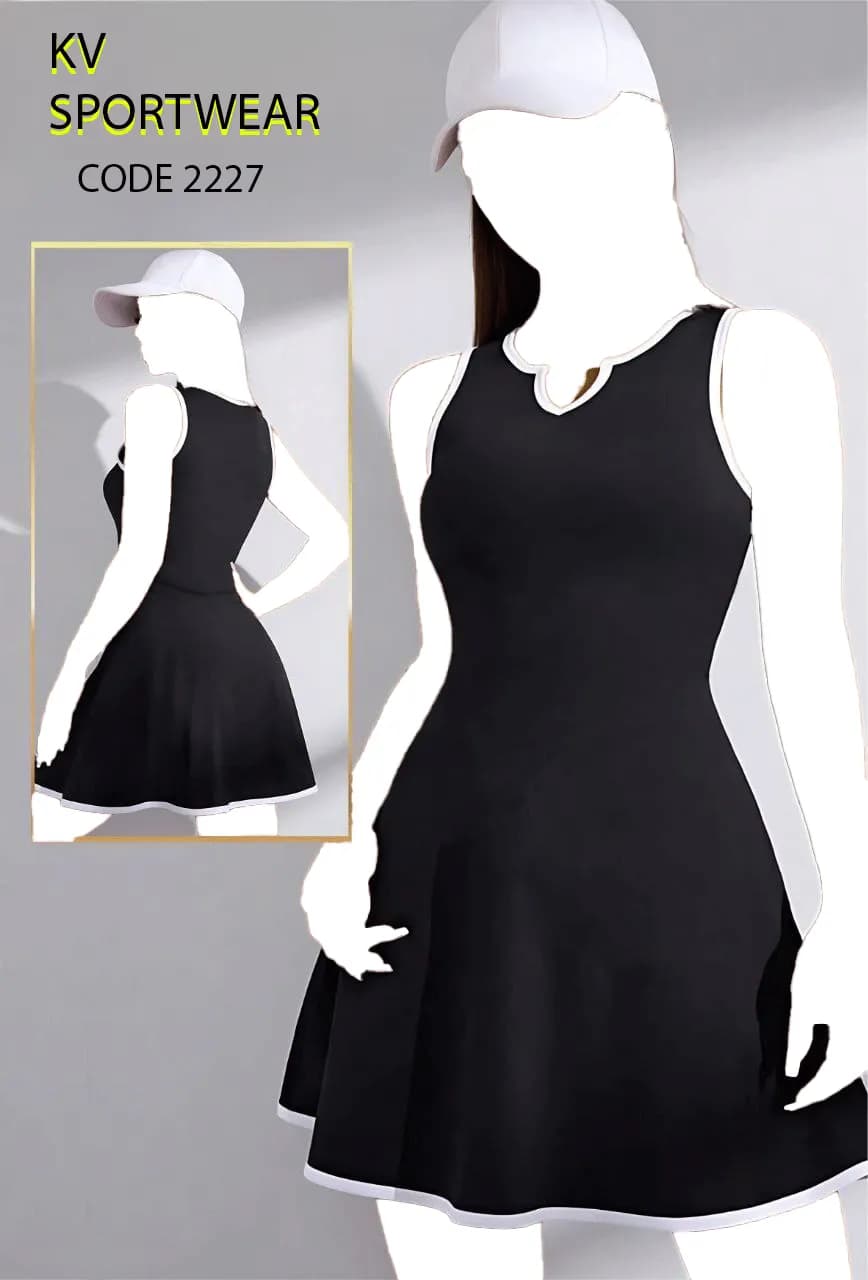 تونیک دامنی تنیس زنانه کد 008