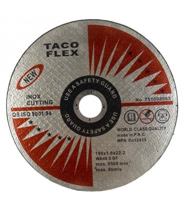 صفحه سنگ برش استیل بر تاکو فلکس سایز 22.2*1.6*180