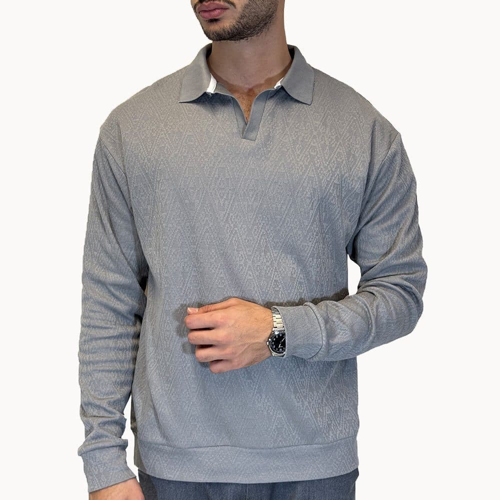 بلوز یقه شکار پارچه طرحدار H& M