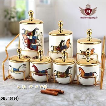 سرویس ادویه و پاسماوری سیرکل هرمس در طلایی