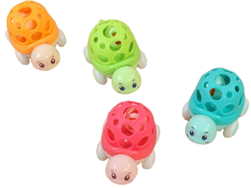 لاک پشت قدرتی جغجغه ای اسباب بازی