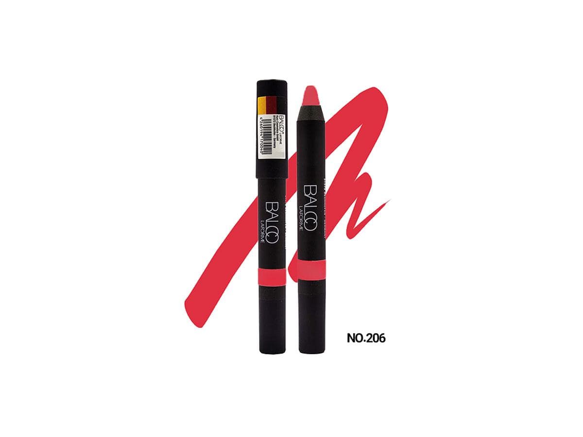 رژلب مدادی بالکو شماره 206